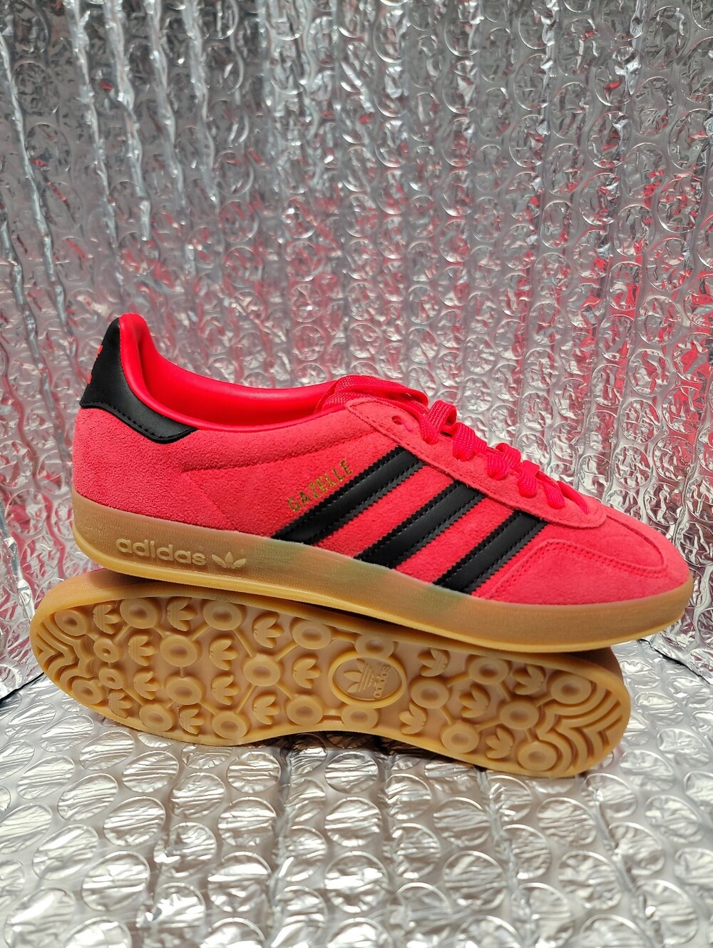 Adidas Gazelle Indoor 'Lucid Red Black' sneakers